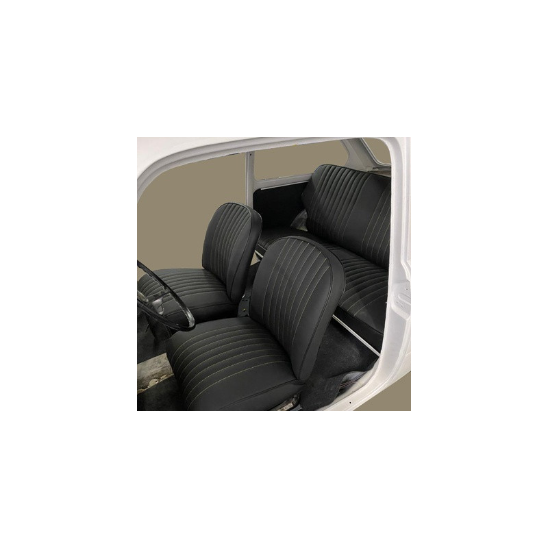 FUNDAS POLIPIEL 850 2P BERLINA NEGRO
