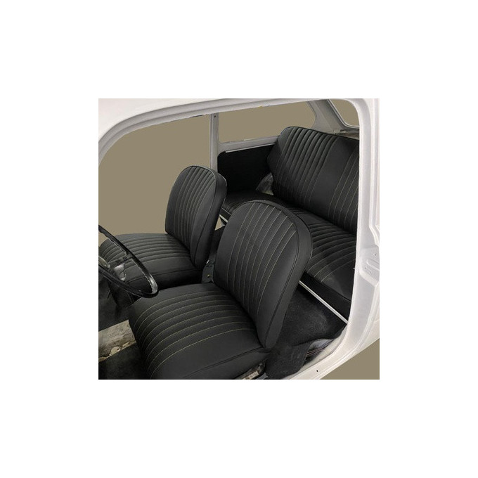 FUNDAS POLIPIEL 850 2P BERLINA NEGRO
