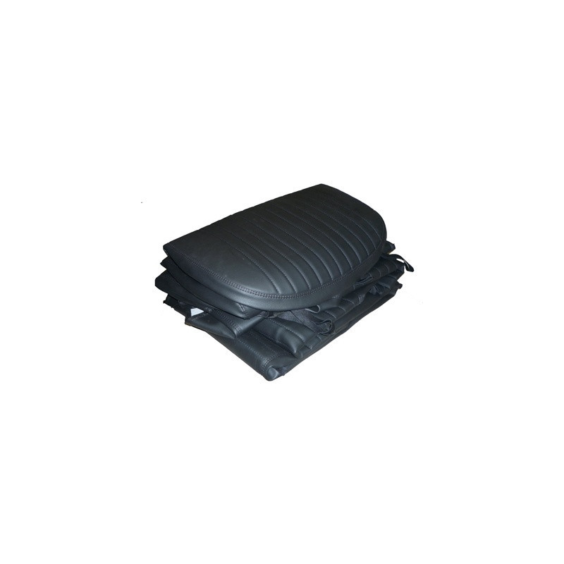 FUNDAS POLIPIEL MARBELLA NEGRO