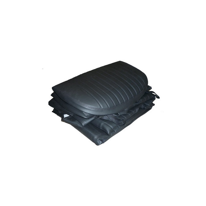 FUNDAS POLIPIEL MARBELLA NEGRO