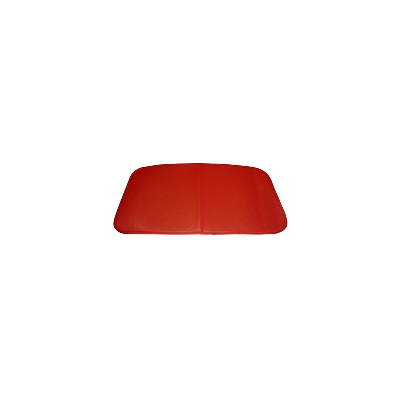 MANTA TRASERA SEAT 600  ROJO LISO
