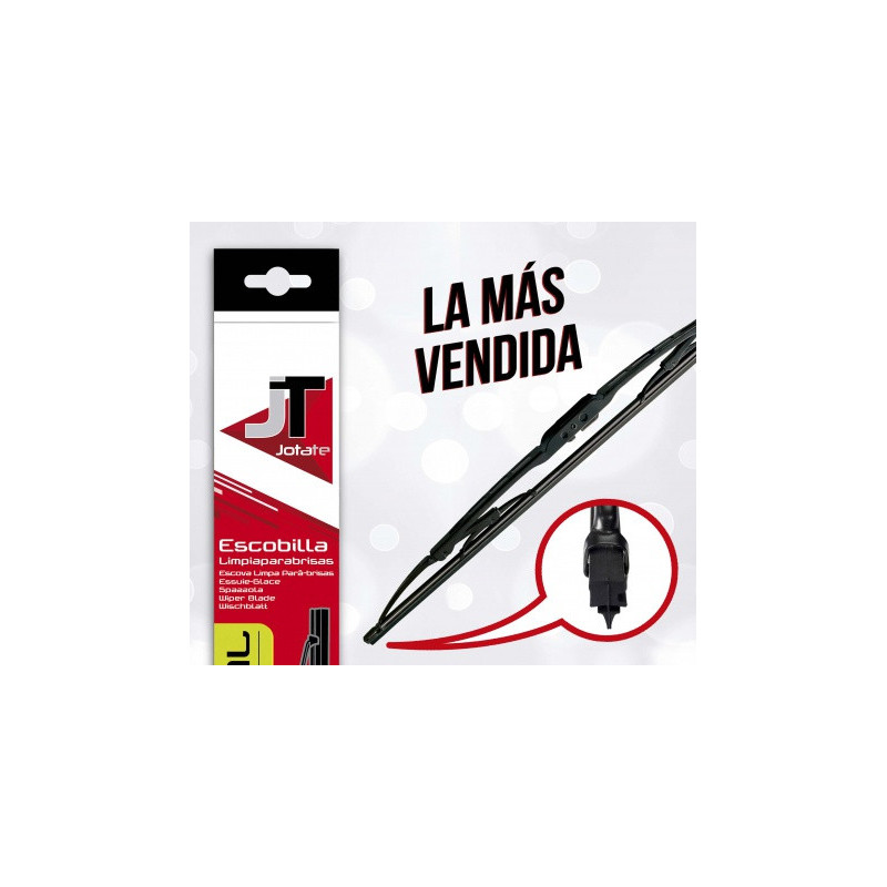 JT T-METAL ESCOBILLA LIMPIAPARABRISAS METALICA 38cm CJx1
