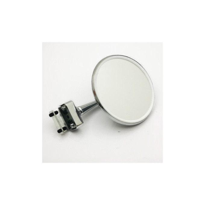 RETROVISOR CIRCULAR CROMADO - 12CM
