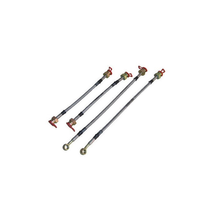KIT DE LATIGUILLOS METALICOS SEAT FIAT 850
