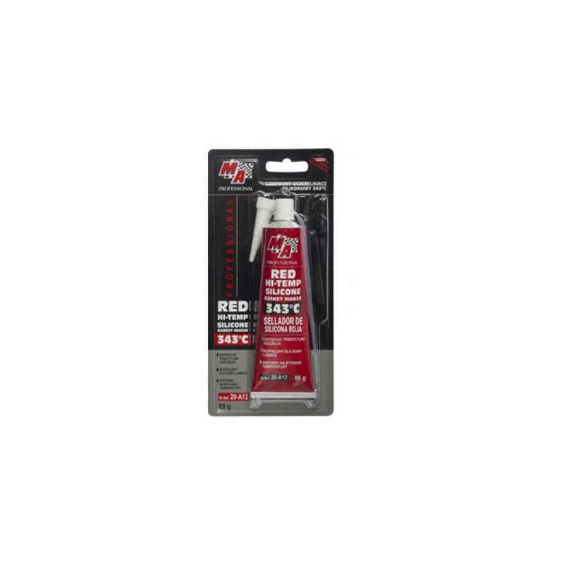 Sellador de silicona roja 343 ºC