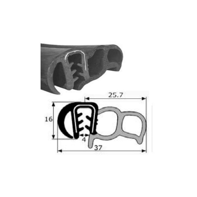 PERFIL CONTORNO PUERTAS 26 (1 MT)