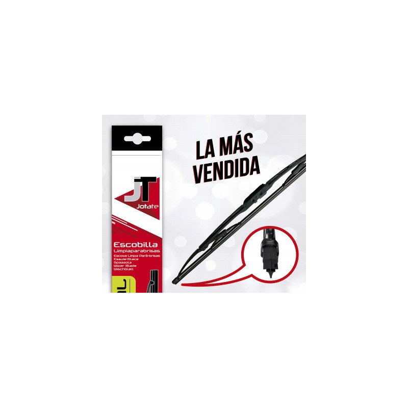 JT T-METAL ESCOBILLA LIMPIAPARABRISAS METALICA 33cm CJx1