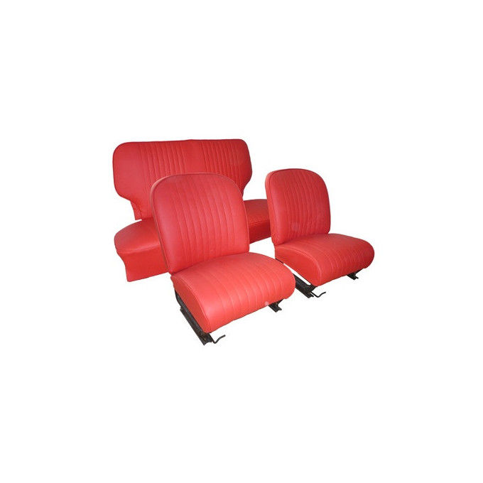TAPIZADO ASIENTOS ROJO SEAT FIAT 600