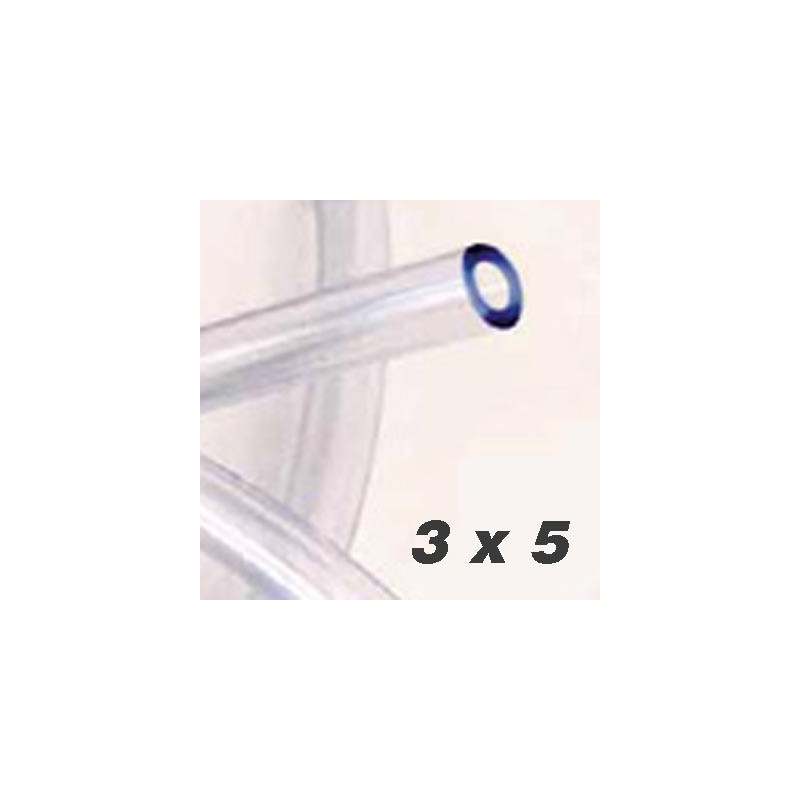 TUBO DE PVC TRANSPARENTE 3X5