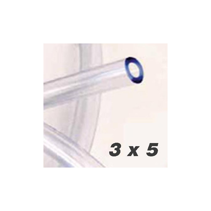 TUBO DE PVC TRANSPARENTE 3X5