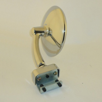 RETROVISOR REDONDO CROMADO - 9CM