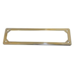 PERFIL MATRICULA CROMADO PEQUEÑO