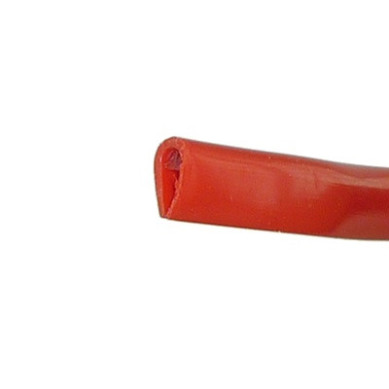 BURLETE PVC ROJO ADHESIVO (1MT)