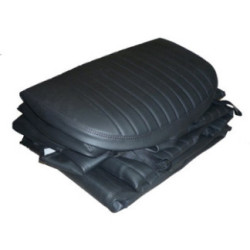 FUNDAS POLIPIEL PANDA NEGRO