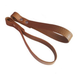 ASIDEROS PIEL MARRONES (2 UND.)