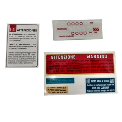 KIT ADHESIVOS FIAT 500