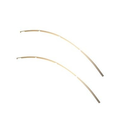 JUEGO DOS MOLDURAS ALUMINIO ALETAS TRASERAS CITROEN 2CV