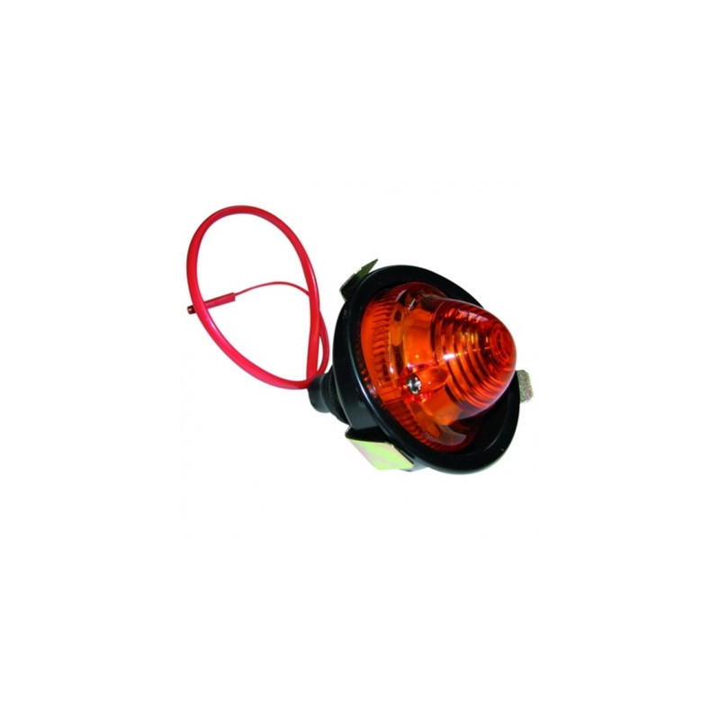 PILOTO DELANTERO DERECHO CON SOPORTE DE PLASTICO NEGRO CITROEN 2CV