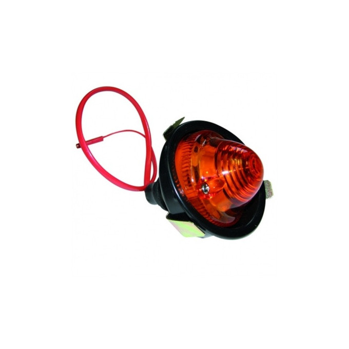 PILOTO DELANTERO DERECHO CON SOPORTE DE PLASTICO NEGRO CITROEN 2CV