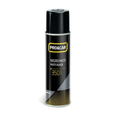 PINTURA Spray Negro Mate 400ml PROANDCAR