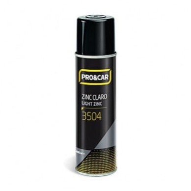 PINTURA SPRAY ZINC CLARO 400 ml PROANDCAR