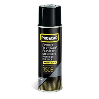 Spray Pintura Texturada Negro 400ml proandcar