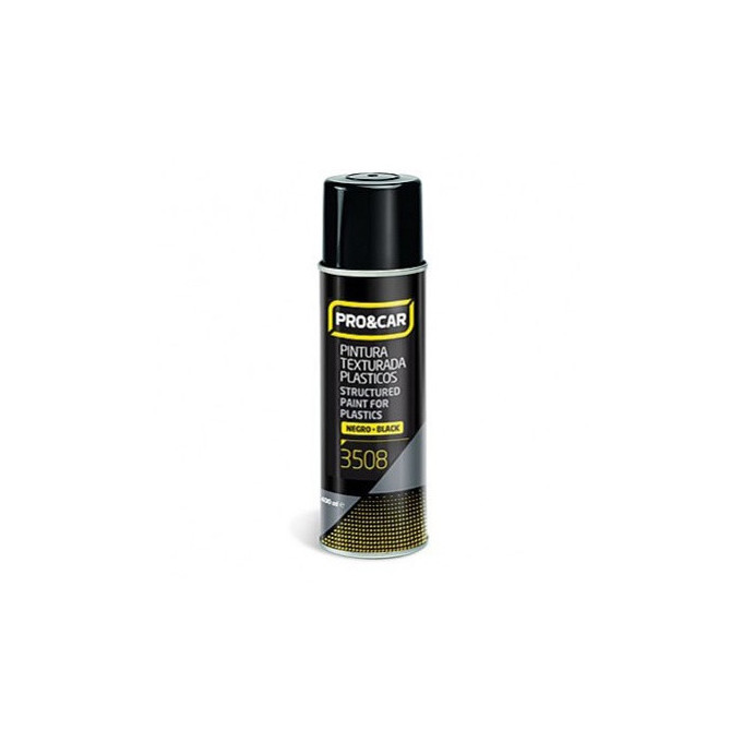 Spray Pintura Texturada Negro 400ml proandcar