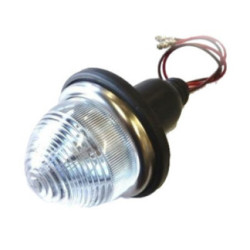 PILOTO INTERMITENTE MINI BLANCO EN PLASTICO (DOS HILOS)