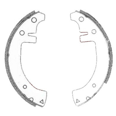 ZAPATAS FRENO 200X36 REANULT 4