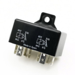 RELE INTERRUPTOR DOBLE 2X40A 12V