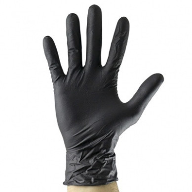GUANTE DE NITRILO NEGRO XL (100 UDS)