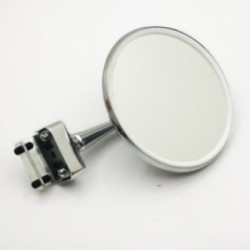 RETROVISOR CIRCULAR CROMADO - 12CM