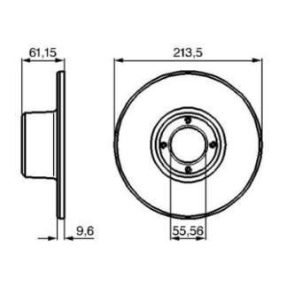 DISCO DE FRENO MINI 213 MM