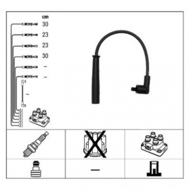 CABLES BUJIAS MINI
