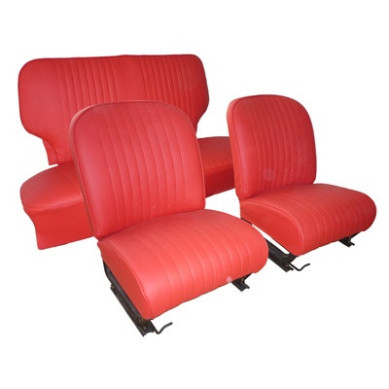 TAPIZADO ASIENTOS ROJO SEAT FIAT 600
