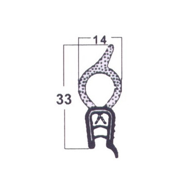 PERFIL CONTORNO MALETERO (1 MT)
