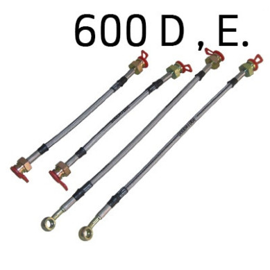KIT LATIGUILLOS METALICOS SEAT FIAT 600 D y E