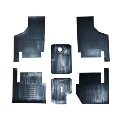 ALFOMBRAS CAUCHO NEGRO (6U)