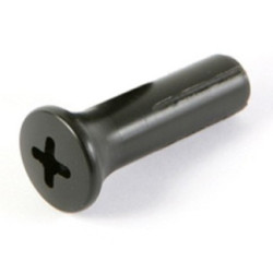 SEGURO PLASTICO NEGRO