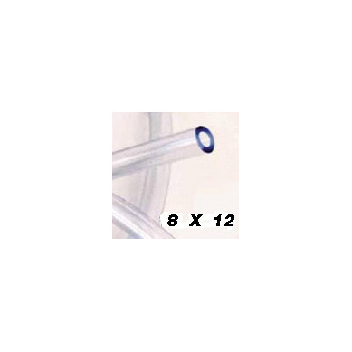 TUBO DE PVC TRANSPARENTE 8X12