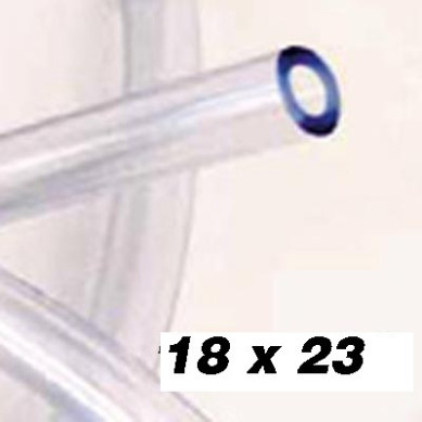 TUBO DE PVC TRANSPARENTE 18X23