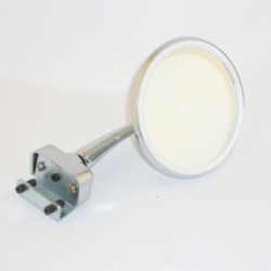 RETROVISOR REDONDO CROMADO - 9CM